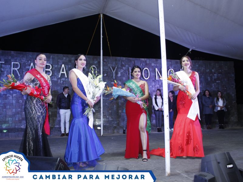 Certamen  de elección de la Reina de las fiestas patrias Epitacio Huerta Michoacán 2022.